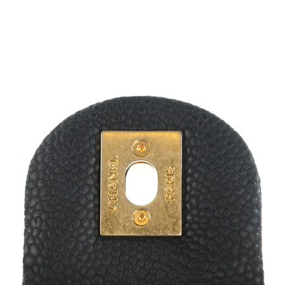 Chanel Iridescent Grained Calfskin Quilted Globe Trotter Vanity Case Black 8 of 8