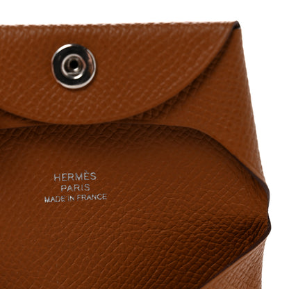 Hermes Epsom Bastia Coin Purse Gold 6 of 9