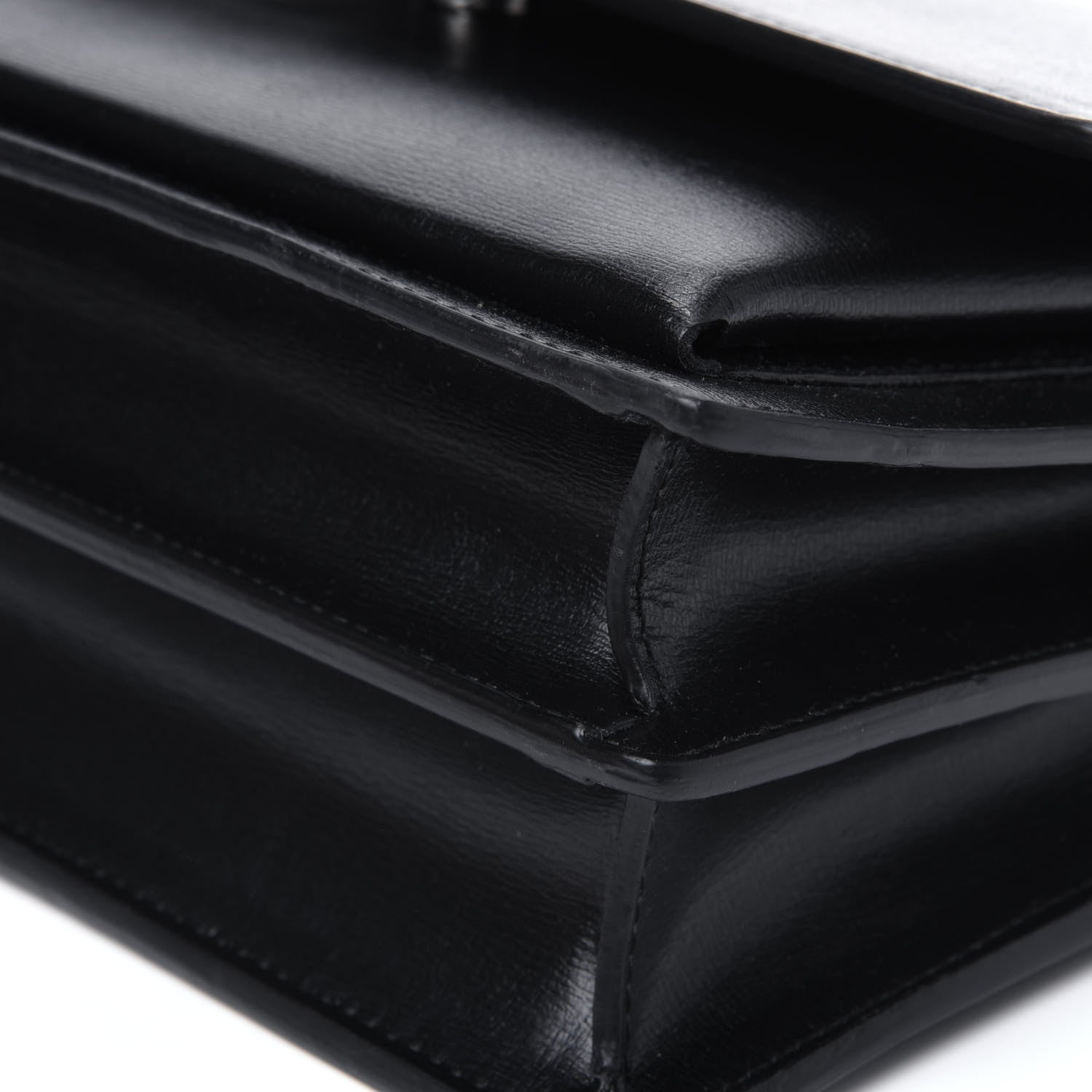 Saint Laurent Calfskin Medium Monogram Sunset Black 10 of 14