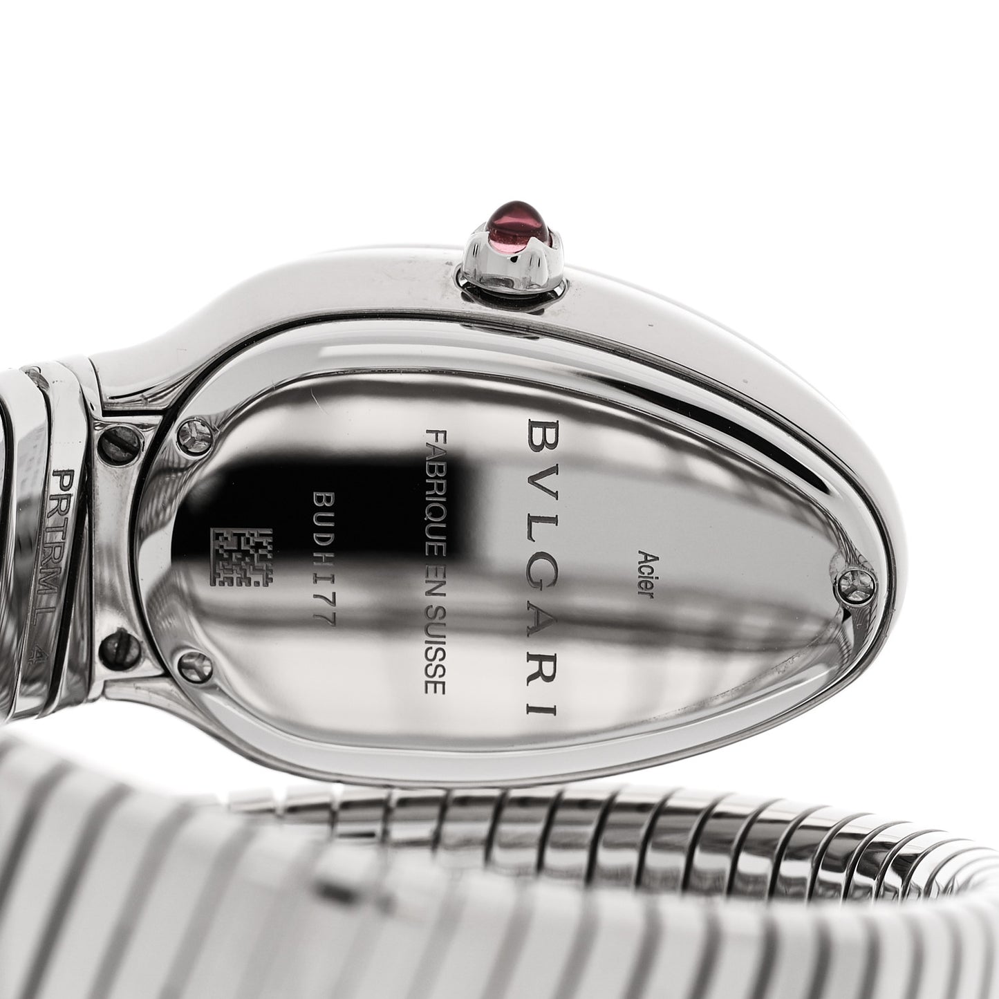 Stainless Steel 35mm Serpenti Tubogas Double Spiral Quartz Watch