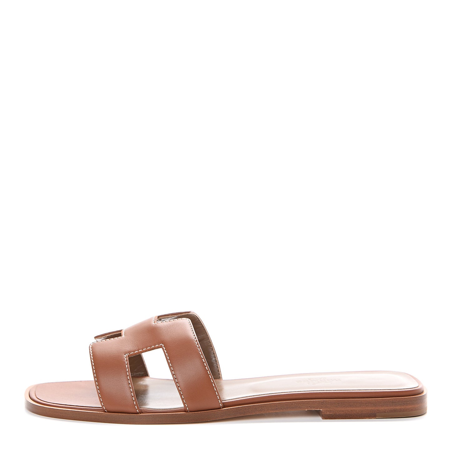 Box Calfskin Oran Sandals 40 Gold