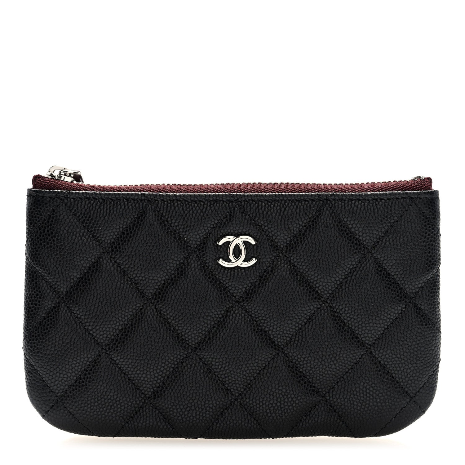 Chanel Caviar Quilted Small Cosmetic Case Black 1 of 7