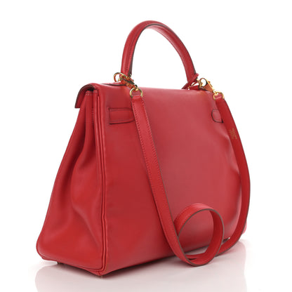 Hermes Gulliver Kelly Retourne 32 Rouge Vif 3 of 15
