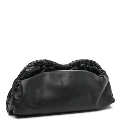 Mansur Gavriel Lambskin Cloud Clutch Black Flamma 3 of 6