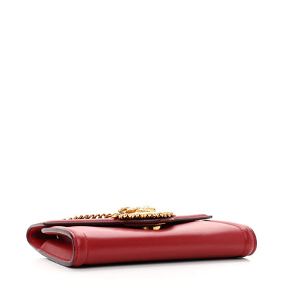 Dolce & Gabbana Smooth Calfskin Mini Devotion Crossbody Bag Red 4 of 10