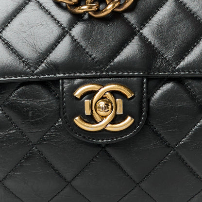 Chanel Glazed Calfskin Medium Perfect Edge Flap Black 8 of 12