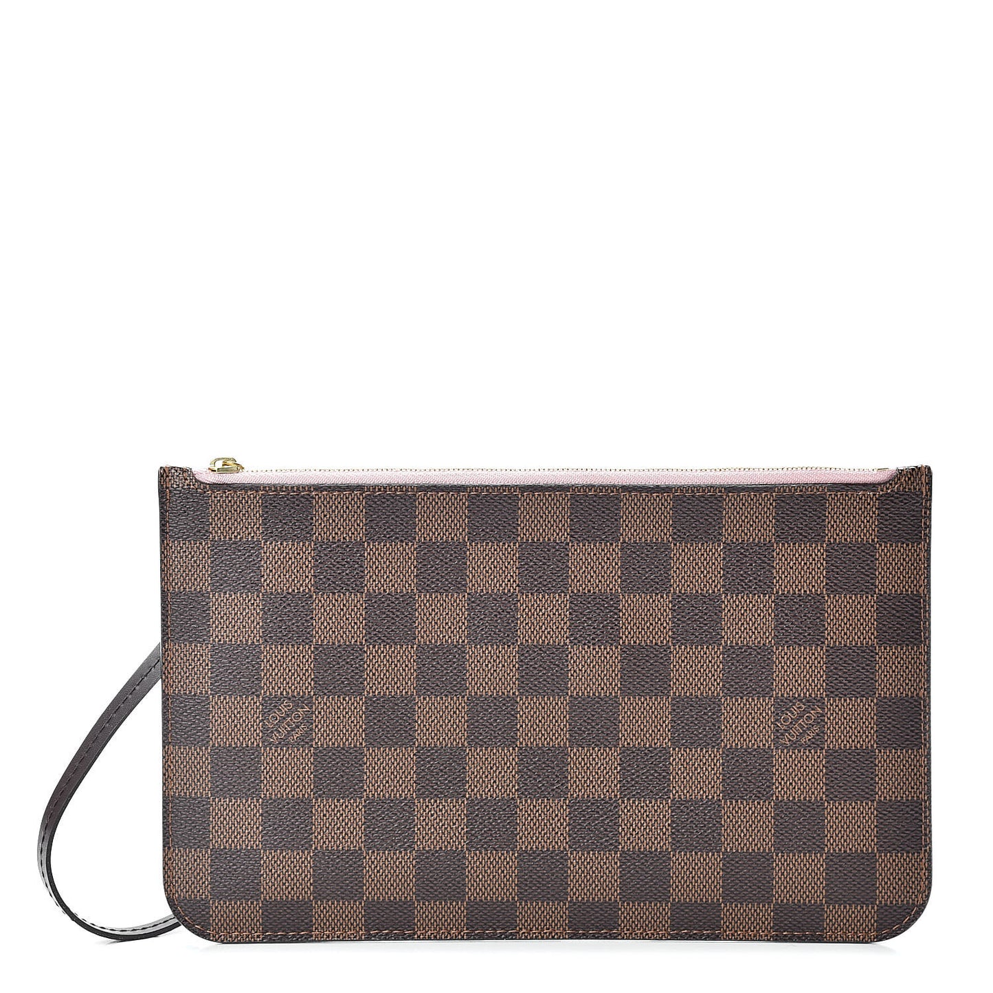 Damier Ebene Neverfull MM GM Pochette Rose Ballerine