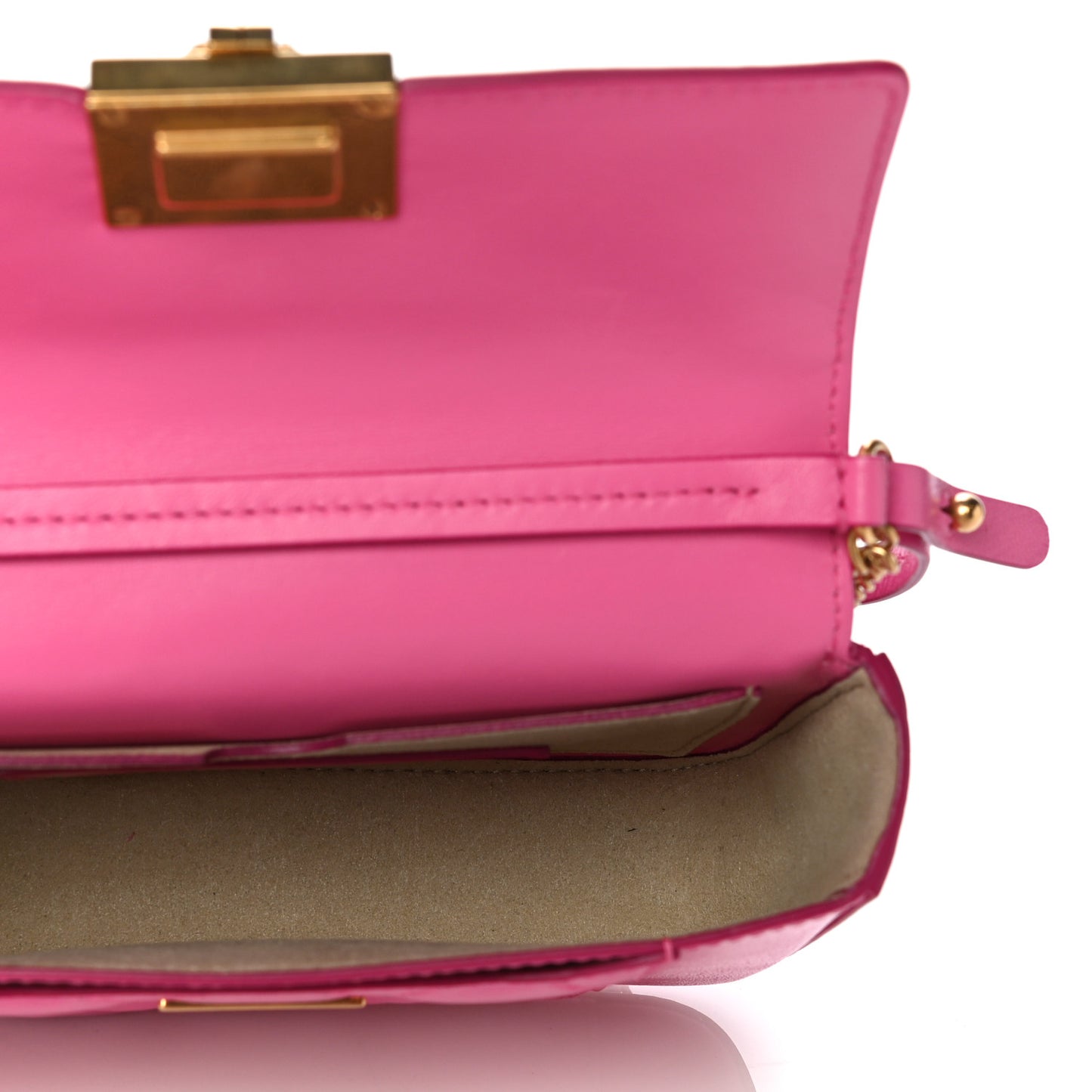 Goatskin Quilted GV3 Mini Pocket Convertible Bag Pink