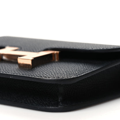 Hermes Epsom Constance Slim Wallet Black 11 of 11