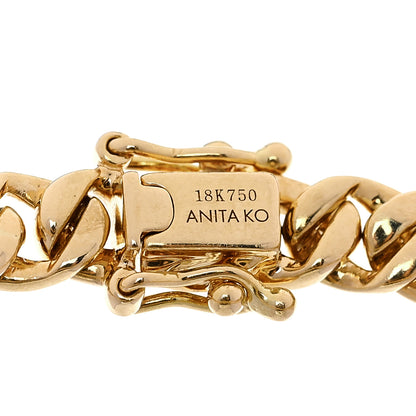 Anita Ko 18K Yellow Gold Diamond Round Center Chain Bracelet 3 of 3