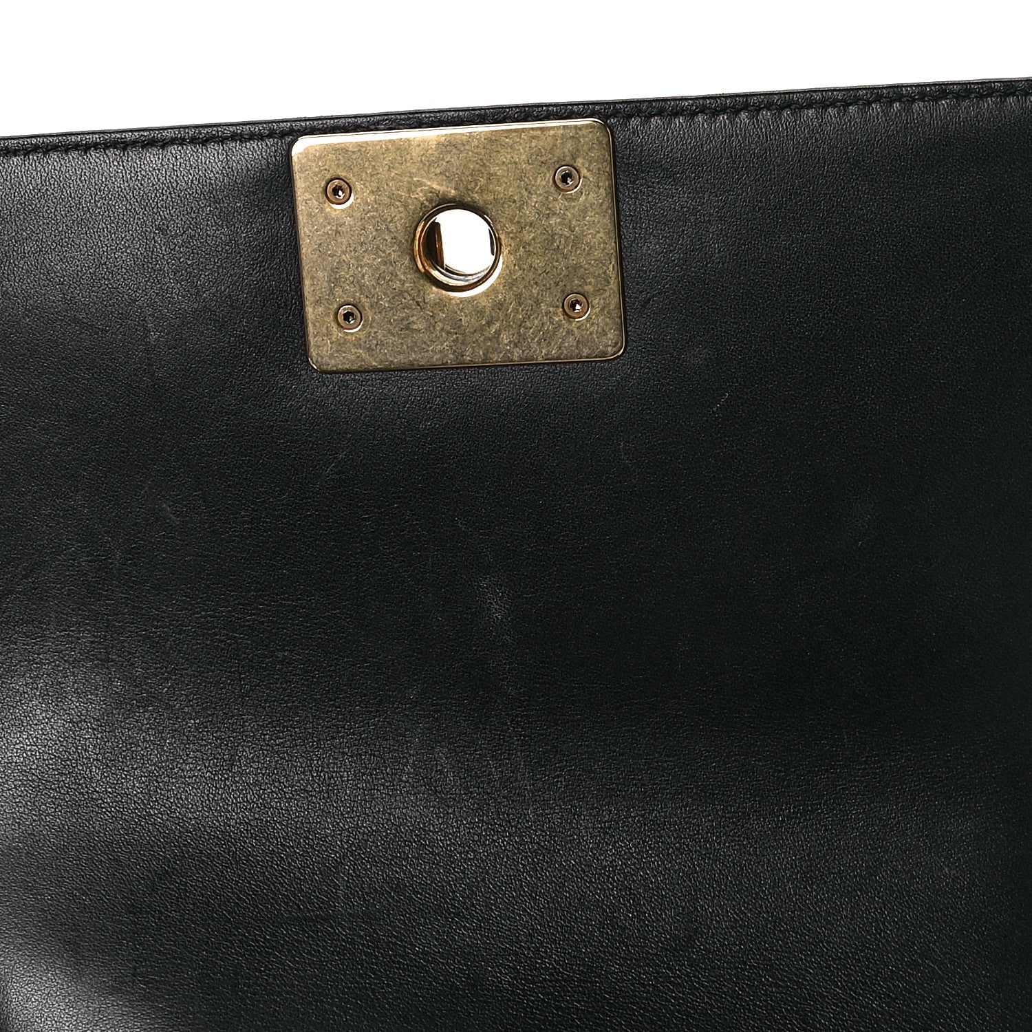 Chanel Calfskin Velvet Small Boy Flap Black Red 6 of 8