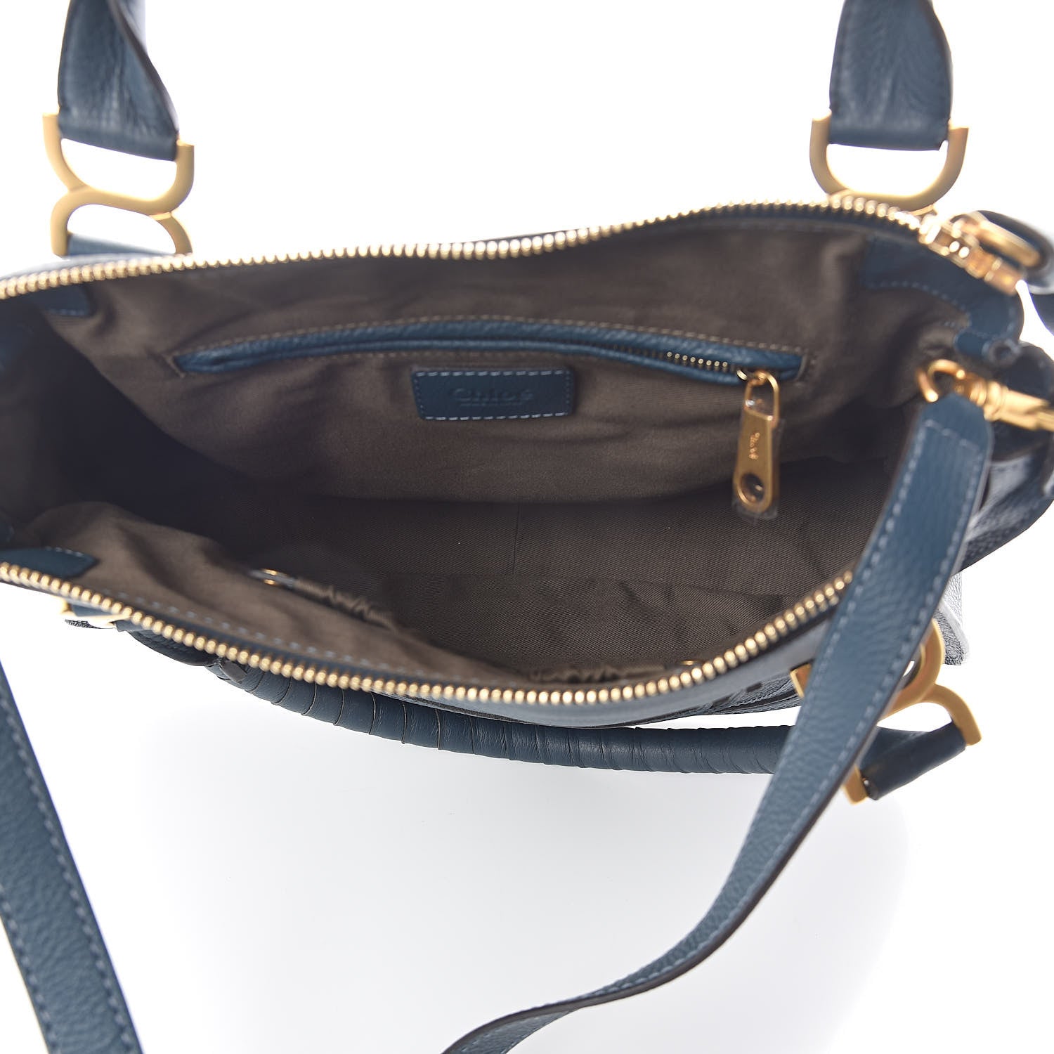 Chloe Calfskin Medium Marcie Satchel Blue 5 of 10