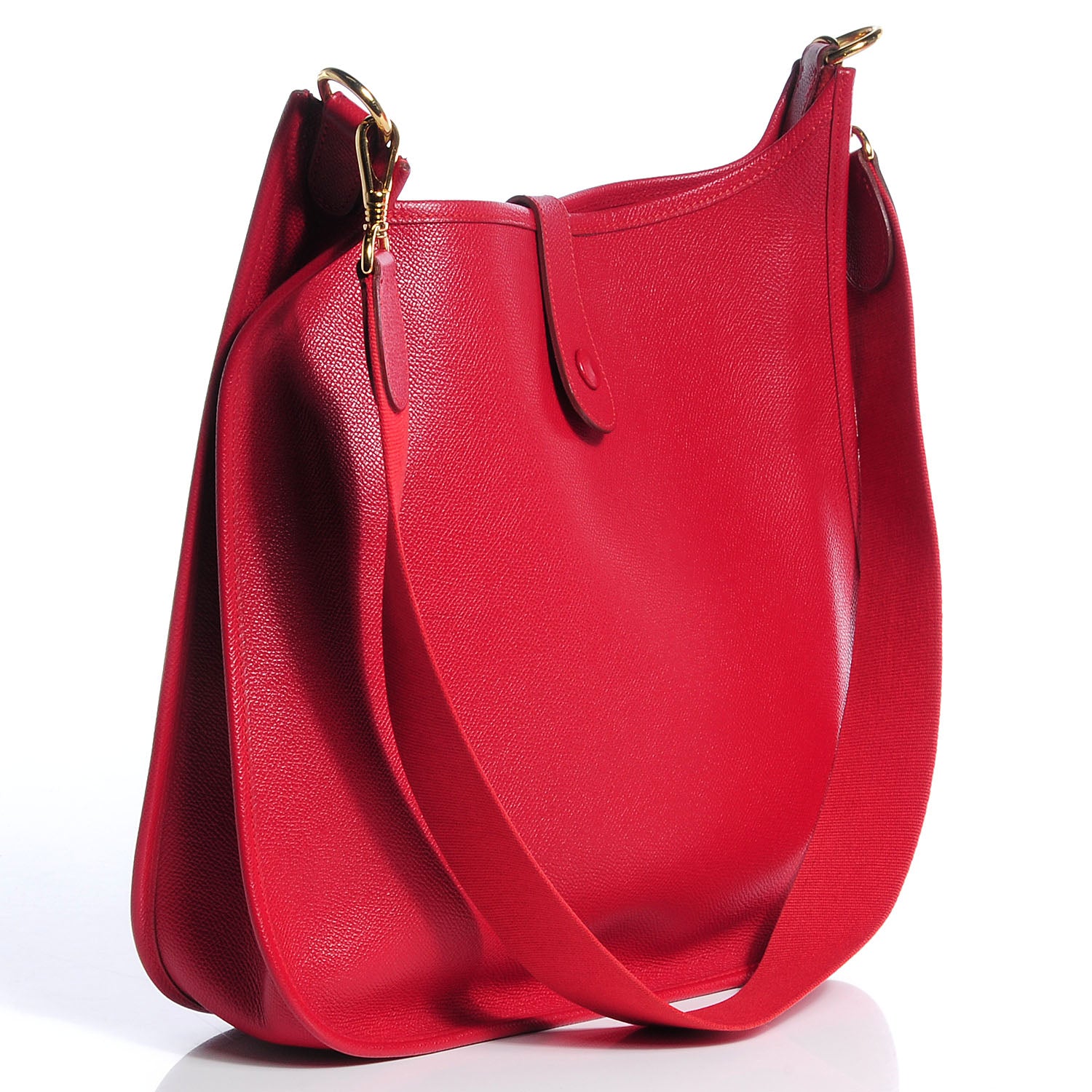 Hermes Courchevel Evelyne GM Rouge Vif 7 of 20