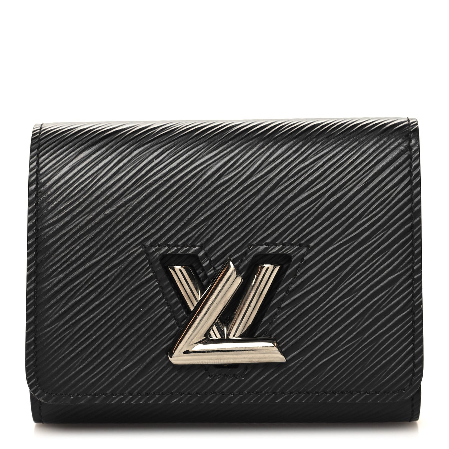Epi Twist Compact Wallet Black