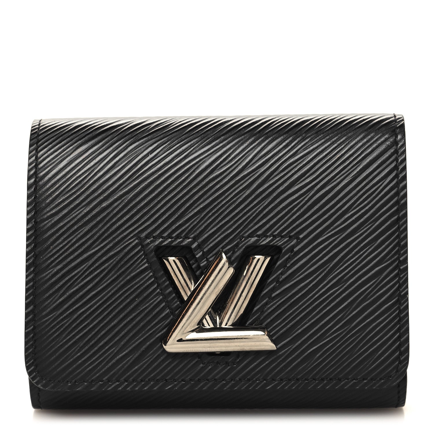 Louis Vuitton Epi Twist Compact Wallet Black 1 of 9