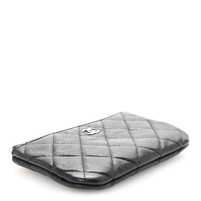 Chanel Caviar Quilted Small Cosmetic Case Black 4 of 7