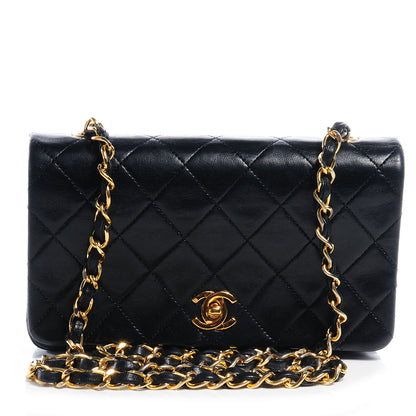 Chanel Lambskin Small Single Flap Bag Black 1 of 8