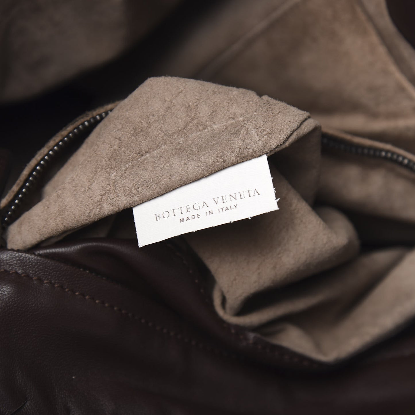 Nappa Intrecciato Large Tote Coffee