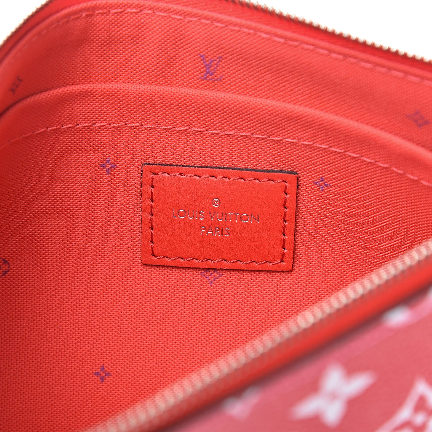 Louis Vuitton Monogram Escale Neverfull MM GM Pochette Red 6 of 8
