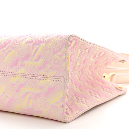 Louis Vuitton Empreinte Monogram Summer Stardust Onthego PM Pink 9 of 9
