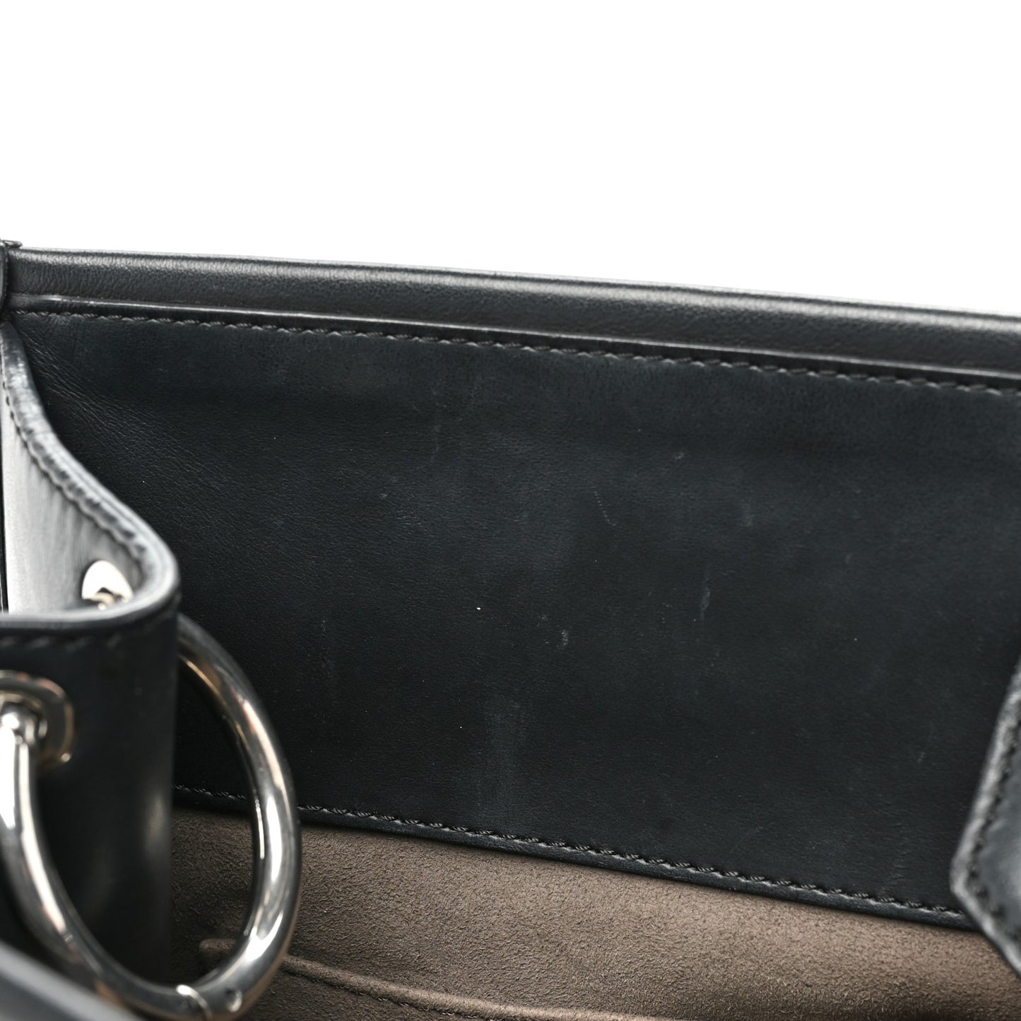 Vitello Century Opaco F is Fendi Regular Runaway Satchel Black