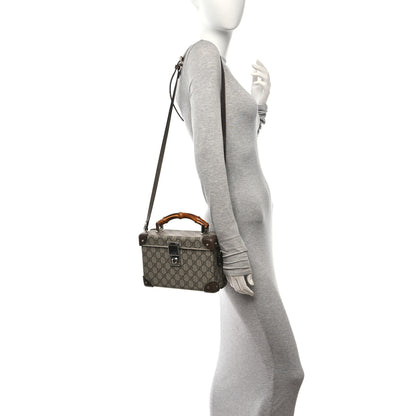 Gucci GG Supreme Monogram Globe-Trotter Beauty Case Brown 2 of 15