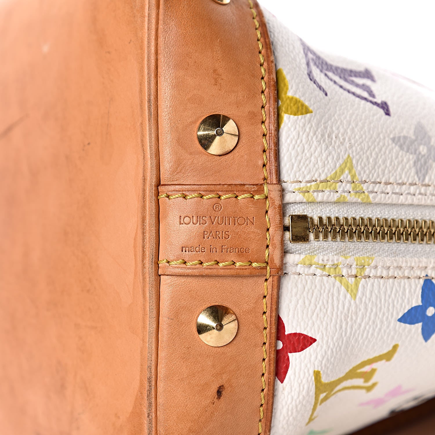 Louis Vuitton Monogram Multicolor Alma White 6 of 19