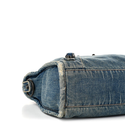Balenciaga Washed Denim Classic Hardware Small Le City Blue 9 of 11