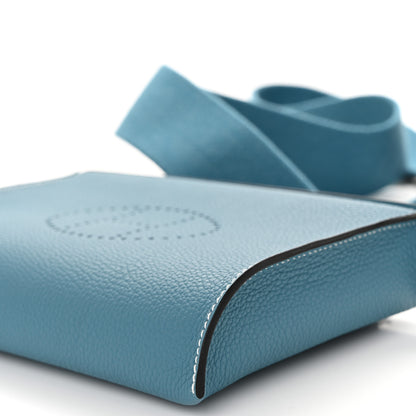 Hermes Togo Videpoches New Blue Jean 10 of 11
