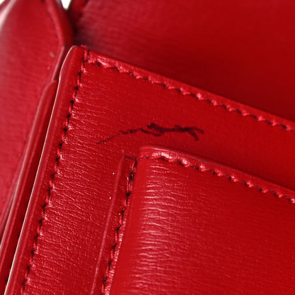 Saint Laurent Calfskin Medium Monogram Sunset Rouge Eros 11 of 13