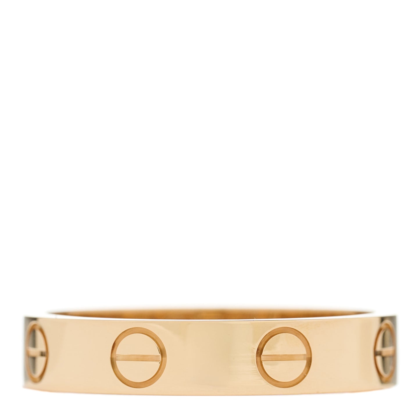 18K Yellow Gold 3.5mm LOVE Wedding Band Ring 50 5.25
