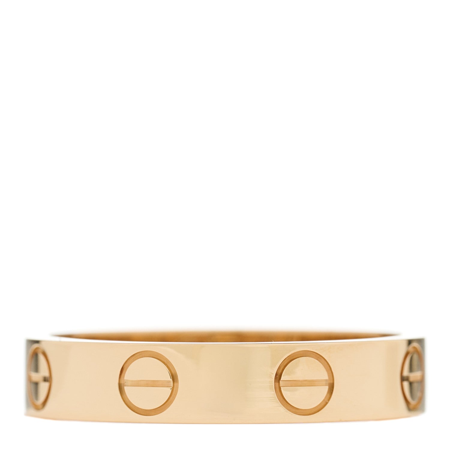 Cartier 18K Yellow Gold 3.5mm LOVE Wedding Band Ring 50 5.25 3 of 5