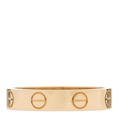 Cartier 18K Yellow Gold 3.5mm LOVE Wedding Band Ring 50 5.25 3 of 5