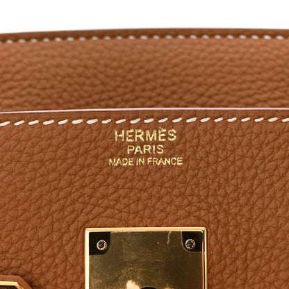 Hermes Togo Birkin 30 Gold 6 of 11