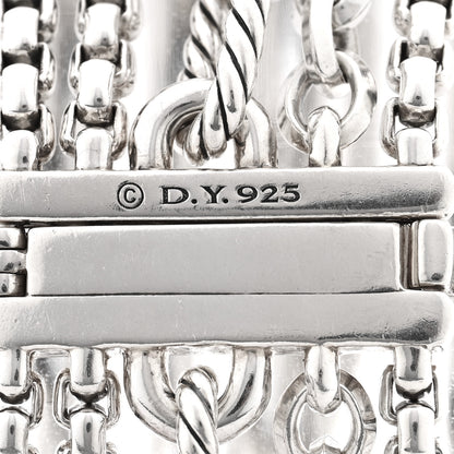 David Yurman Sterling Silver Multi Row Chain Bracelet 3 of 3