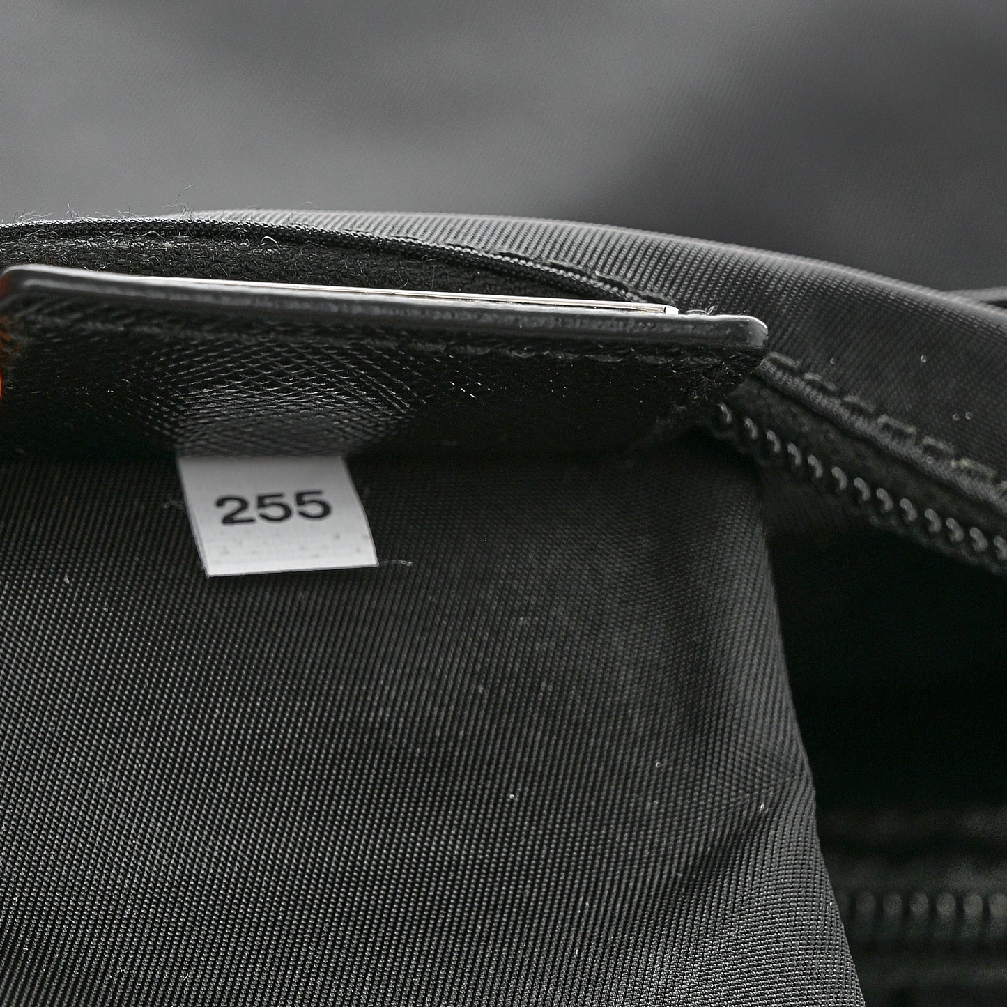 Nylon Vela Flat Messenger Bag Black