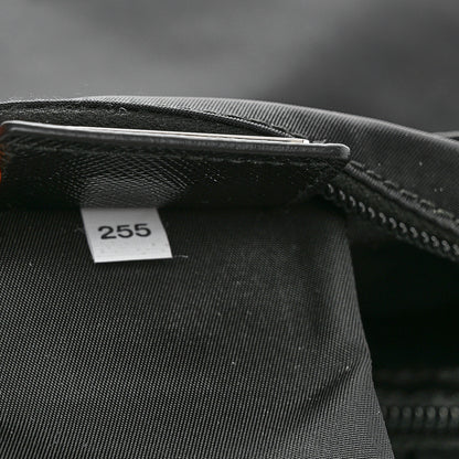 Prada Nylon Vela Flat Messenger Bag Black 7 of 10