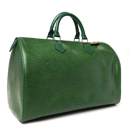Louis Vuitton Epi Speedy 35 Borneo 3 of 10