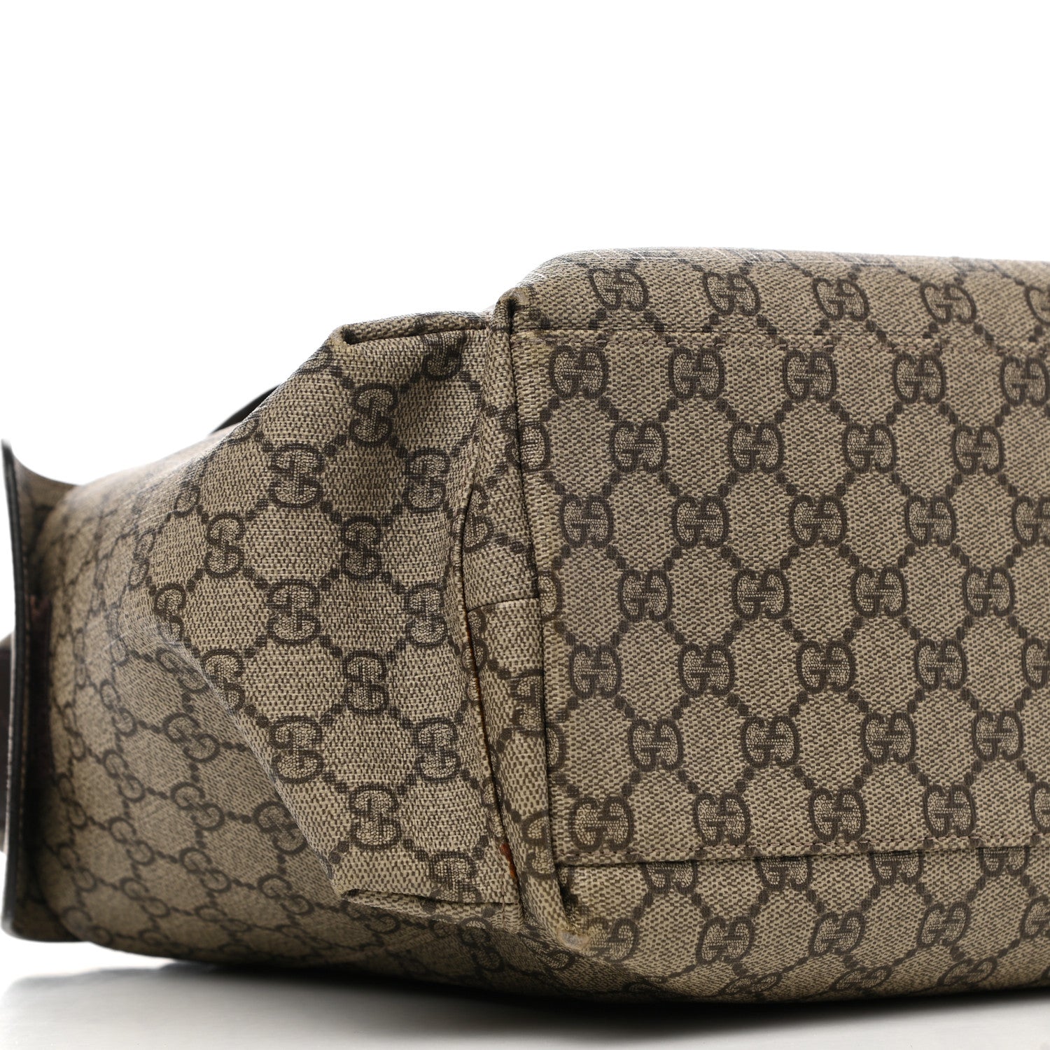 Gucci GG Plus Monogram Messenger Diaper Bag Dark Brown 9 of 14