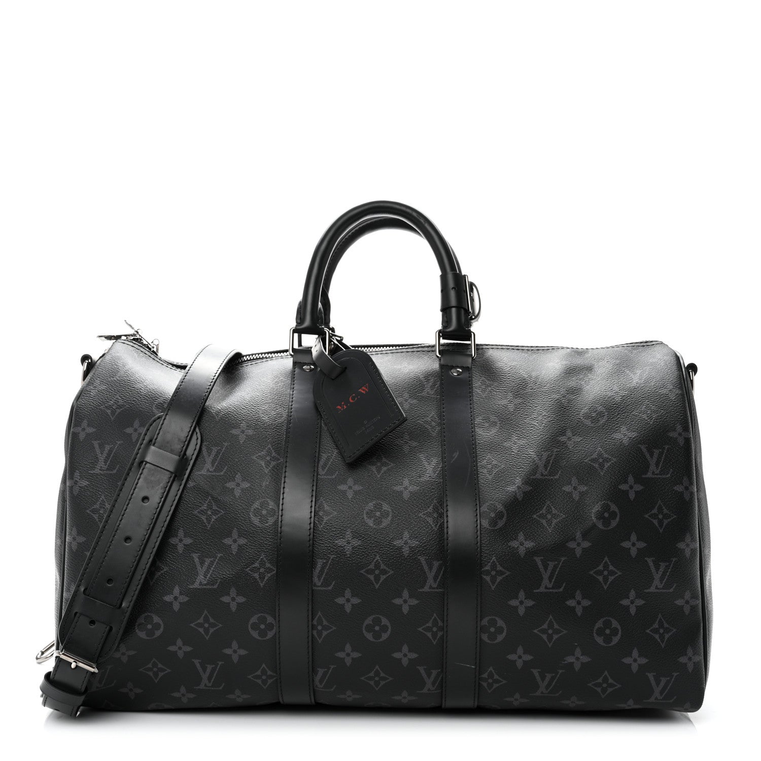 Louis Vuitton Monogram Eclipse Keepall Bandouliere 45 1 of 13