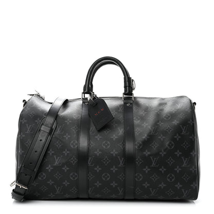 Louis Vuitton Monogram Eclipse Keepall Bandouliere 45 1 of 13