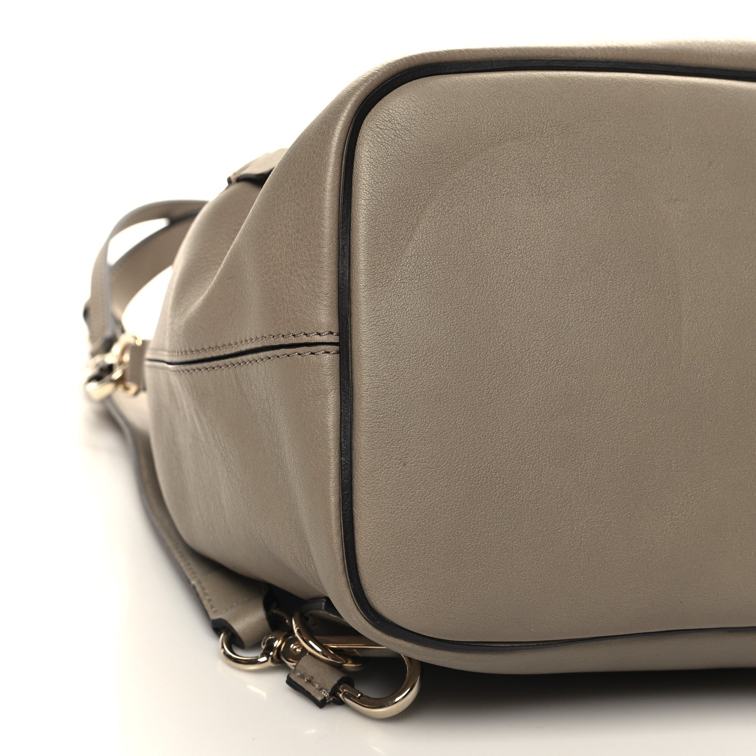 Chloe Suede Calfskin Medium Faye Backpack Motty Grey 9 of 12