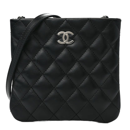 Chanel Lambskin Quilted Crossbody Bag Black 1 of 10