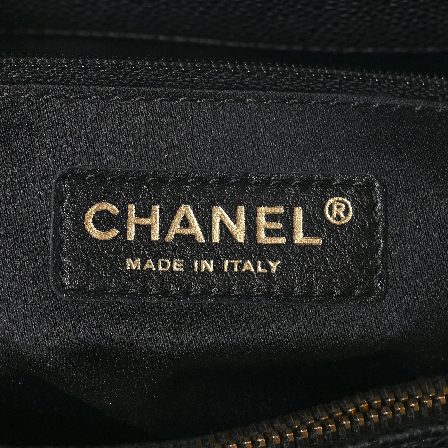 Chanel Caviar Quilted XL Grand Shopping Tote GST Black 7 of 11