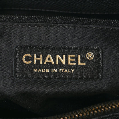 Chanel Caviar Quilted XL Grand Shopping Tote GST Black 7 of 11