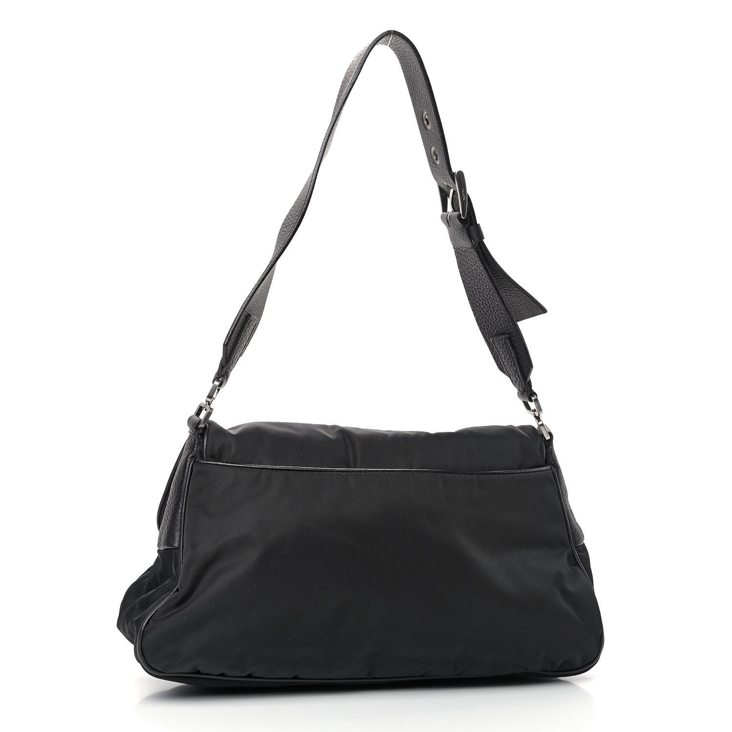 Prada Tessuto Nylon Daino Shoulder Bag Black 2 of 8