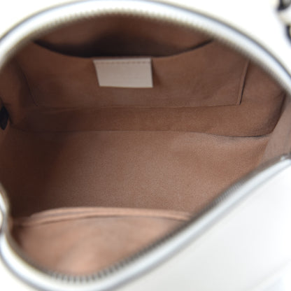Gucci Calfskin Matelasse GG Marmont Dome Backpack White 5 of 9