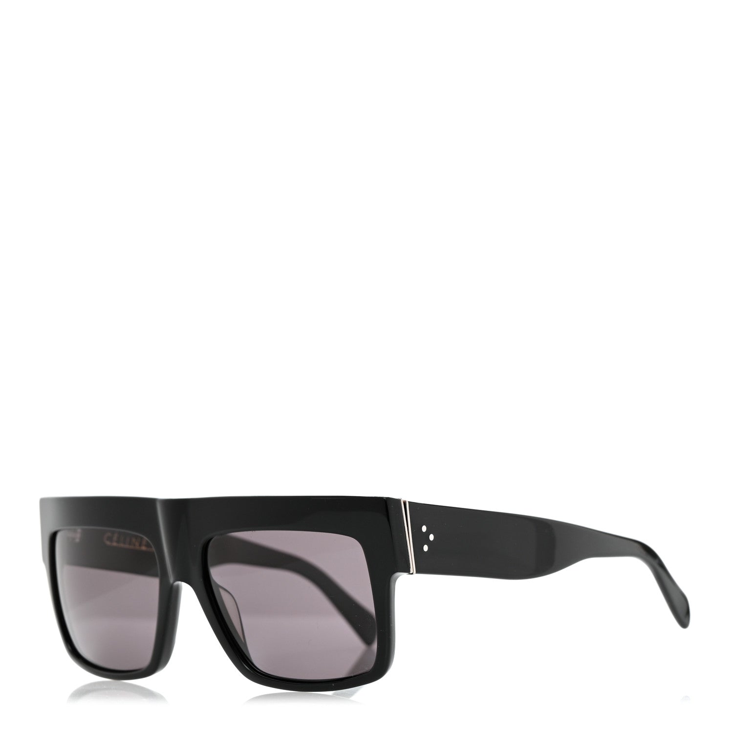 Celine Polarized ZZ Top Sunglasses CL 41756 Black 1 of 7