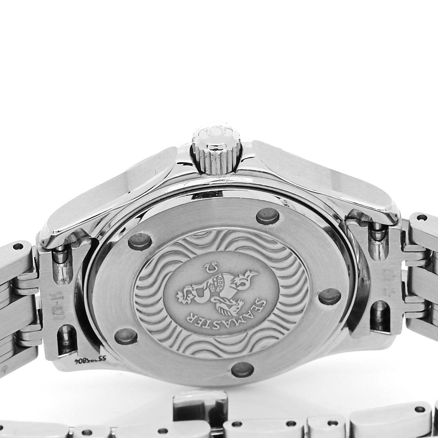Omega Stainless Steel 28mm Seamaster Quartz Watch White 2501.20 4 of 4