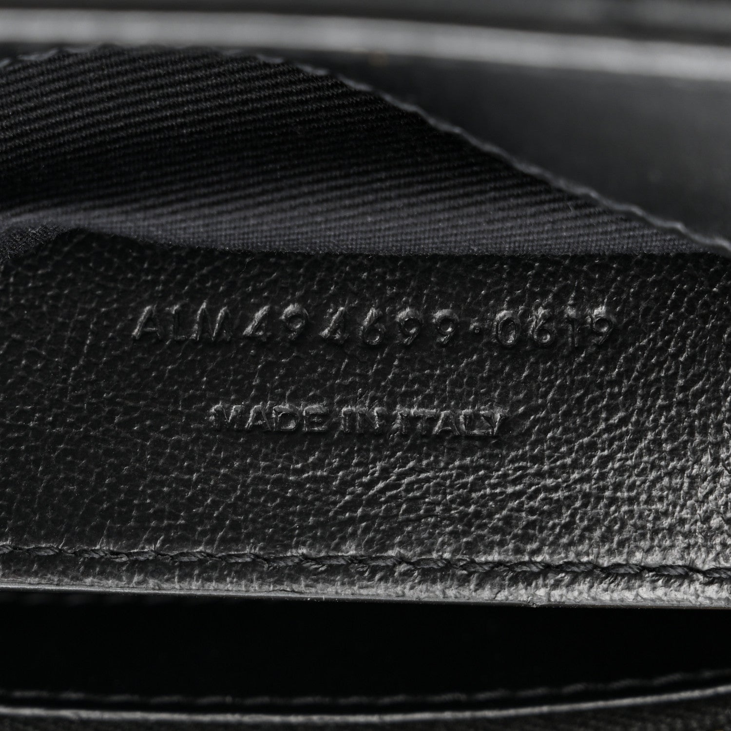 Saint Laurent Calfskin Y Quilted Monogram Small Loulou Chain Satchel Black 6 of 9